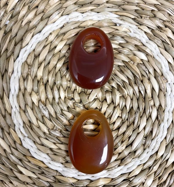 Pendentif Cornaline troué