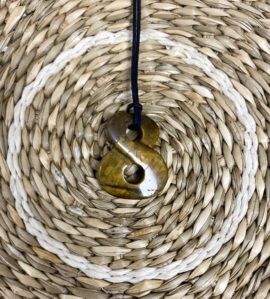 Pendentif infini œil de tigre