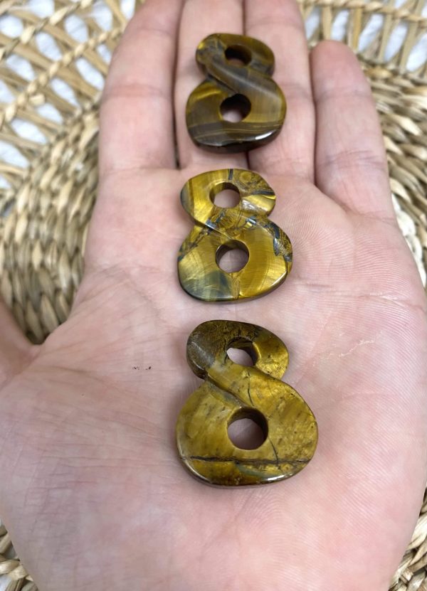 Pendentif infini œil de tigre – Image 3