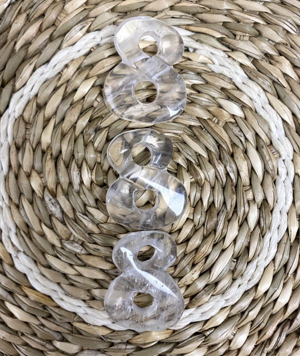 Pendentif infini cristal de roche – Image 2