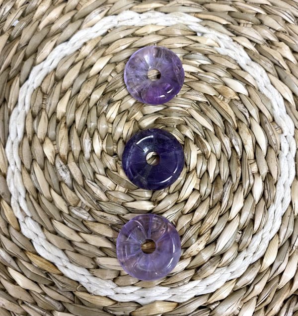 Pendentif donut améthyste – Image 2
