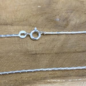 Chaîne argent figé 40cm
