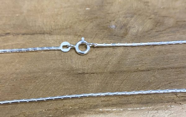 Chaîne argent figé 40cm
