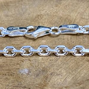 Chaîne de cou maille forçat 60cm