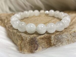 Bracelet labradorite blanche 8mm