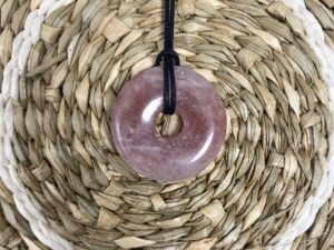 Donut quartz fraise 30mm