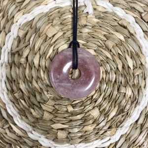 Donut quartz fraise 30mm