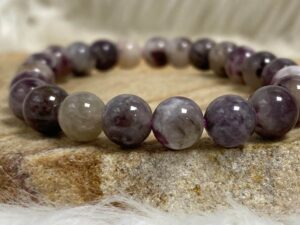 BRACELET TOURMALINE ROSE 8MM
