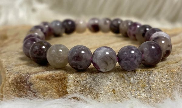 BRACELET TOURMALINE ROSE 8MM