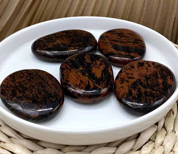 Galet Obsidienne Acajou