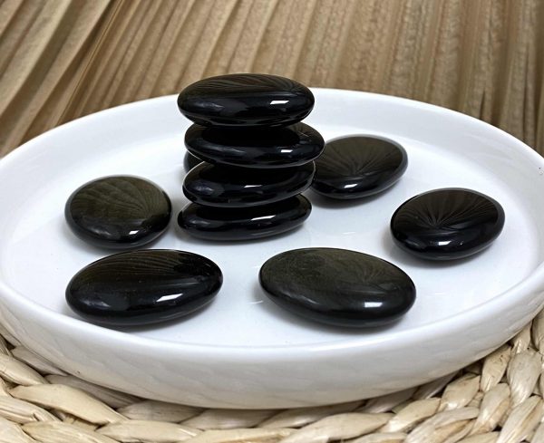 Galet Obsidienne Doré – Image 2