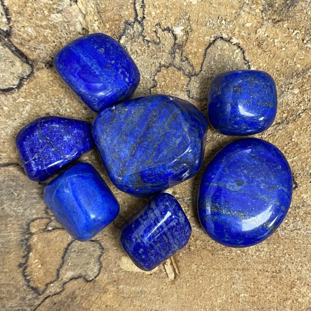 Lapis-lazuli pierres lisses