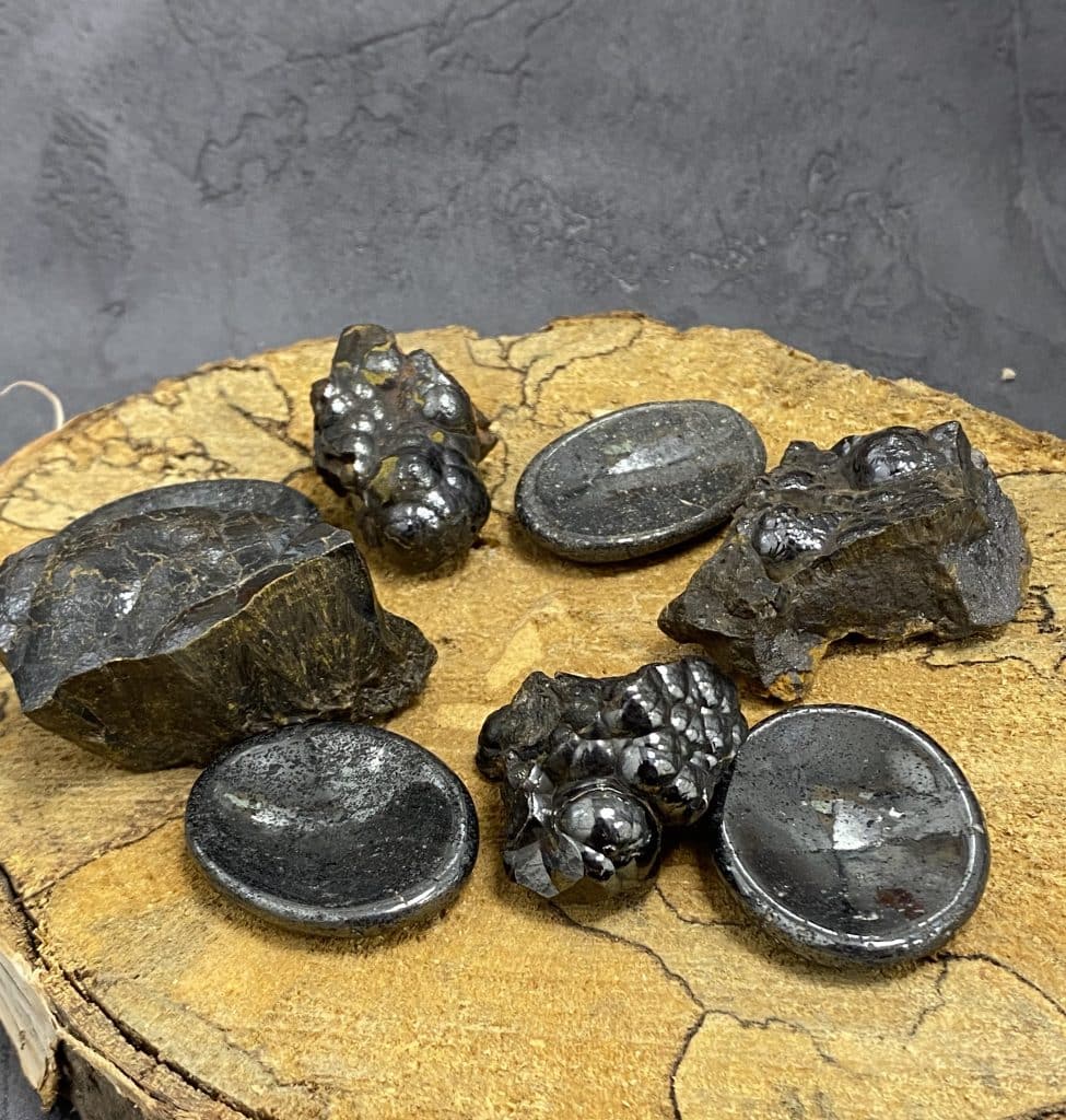 hématite multiples pierres