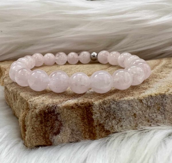 Bracelet Morganite 8mm