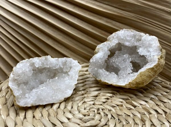 Mini géode cristal de roche