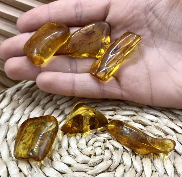 pierre roulée ambre extra