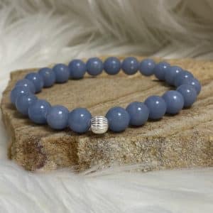 Bracelet angélite 8mm