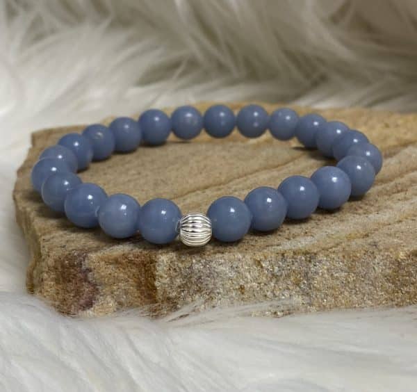 Bracelet angélite 8mm