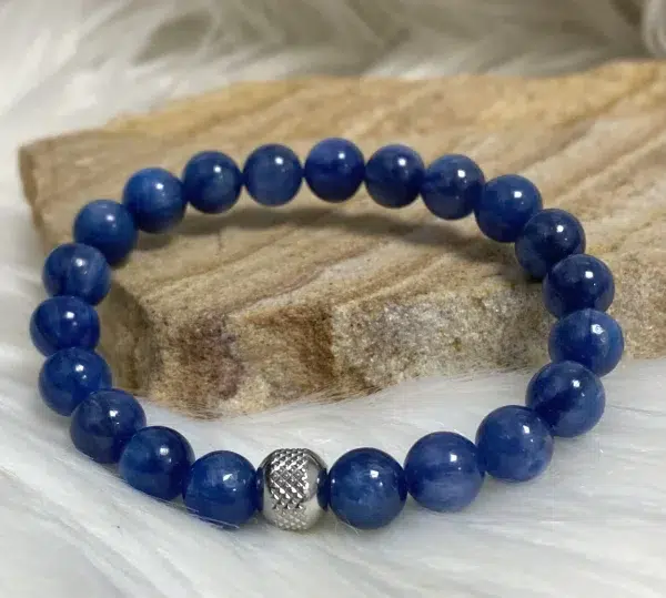Bracelet cyanite disthène 8mm