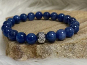 Bracelet cyanite disthène 8mm