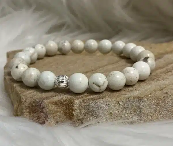 Bracelet magnésite 8mm