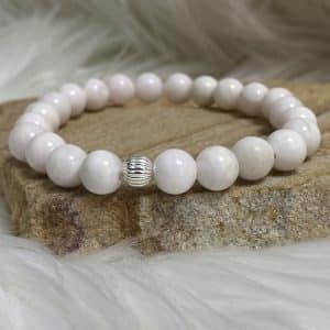 Bracelet mangano calcite 8mm
