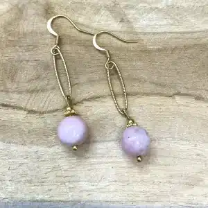 Boucle Irina opale rose