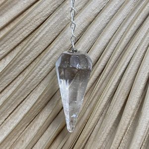 Pendule cristal de roche