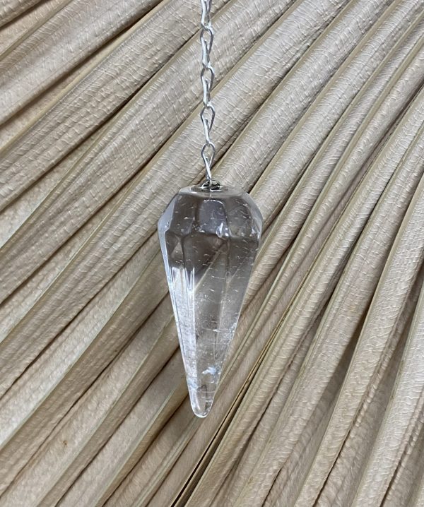 Pendule cristal de roche