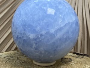 Sphère Calcite bleu pièce unique