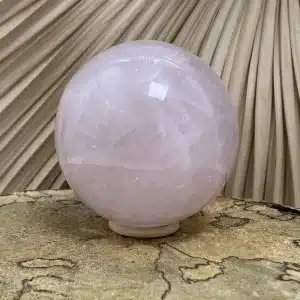 Sphère Quartz rose pièce unique