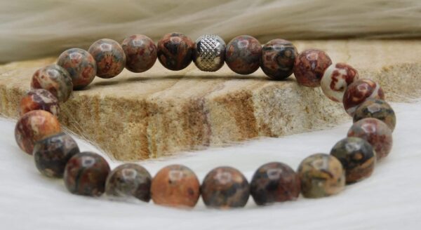 BRACELET JASPE LEOPARD – Image 3