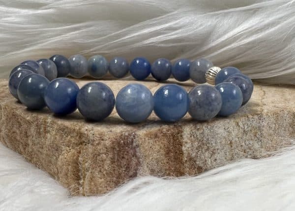BRACELET AVENTURINE BLEUE