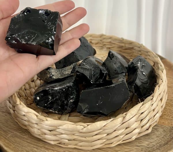 OBSIDIENNE OEIL CELESTE BRUTE – Image 2