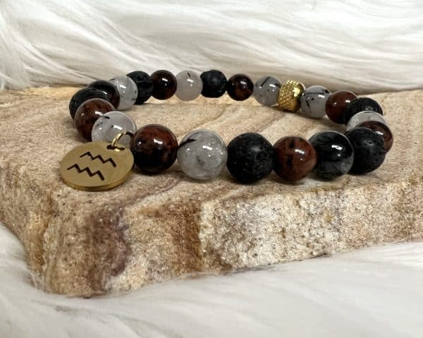 BRACELET ASTROLOGIQUE SIGNE VERSEAU – Image 3