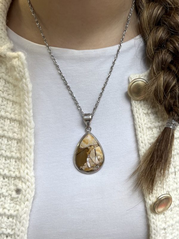 PENDENTIF JASPE CAPPUCCINO – Image 2