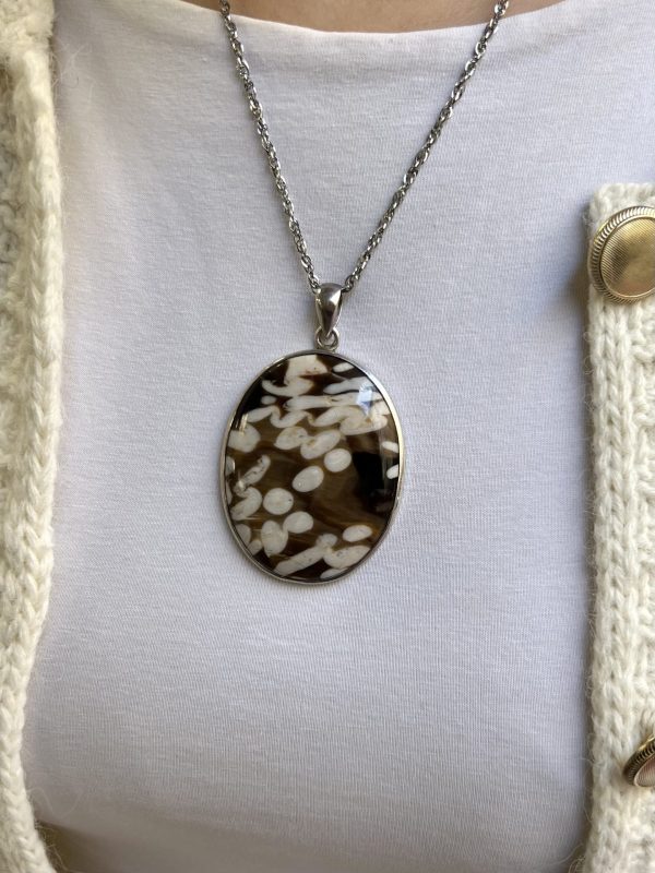 PENDENTIF JASPE CAPPUCCINO