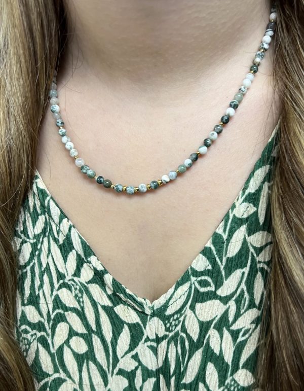 COLLIER AGATE ARBRE – Image 3