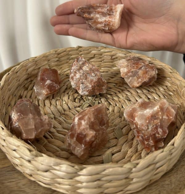 CALCITE ROUGE PIERRE BRUTE – Image 2