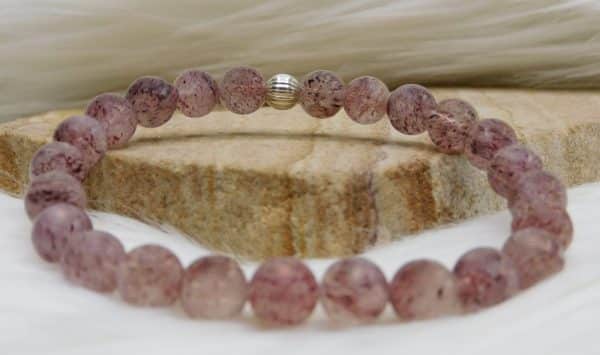 BRACELET QUARTZ FRAISE – Image 2