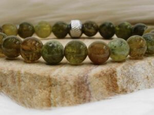 BRACELET GRENAT VERT