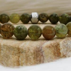BRACELET GRENAT VERT