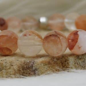 BRACELET QUARTZ HÉMATOÏDE