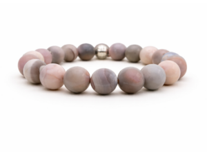 BRACELET AGATE BOTSWANA ROSE