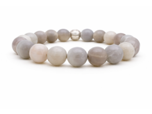 BRACELET AGATE GRISE