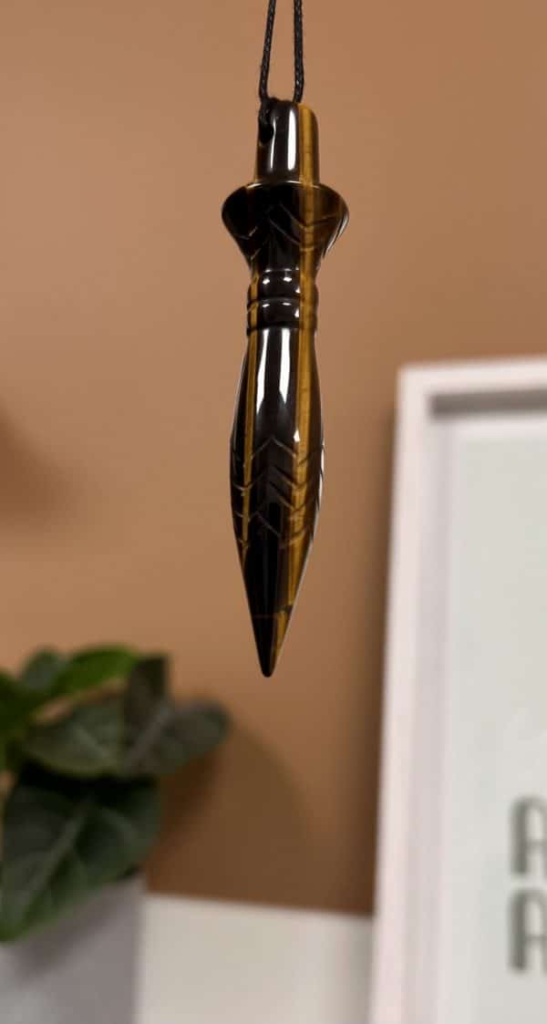 PENDULE THOT OEIL DE TIGRE – Image 2