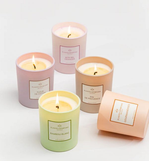 BOUGIE PARFUMÉE FLEUR DE COTON 180G – Image 2
