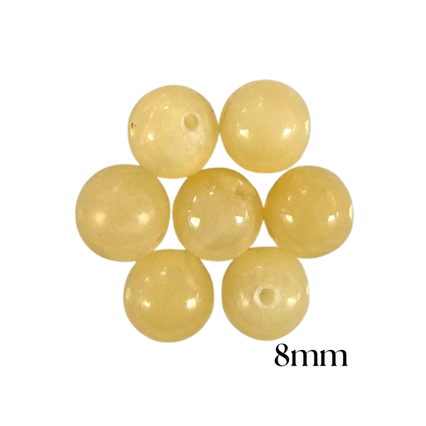 PERLES CALCITE JAUNE