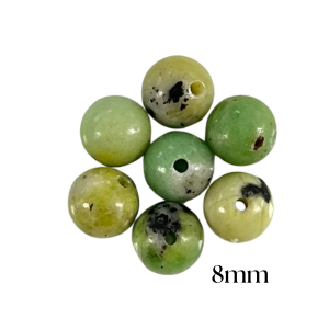 PERLES CHRYSOPRASE CITRON