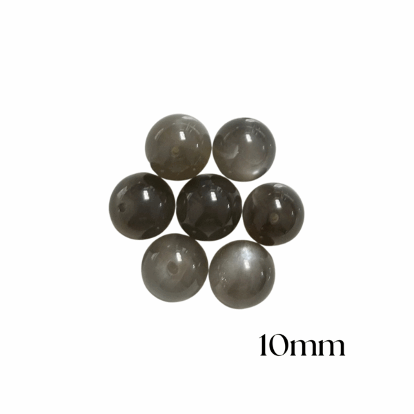 PERLES PIERRE DE LUNE NOIRE – Image 2